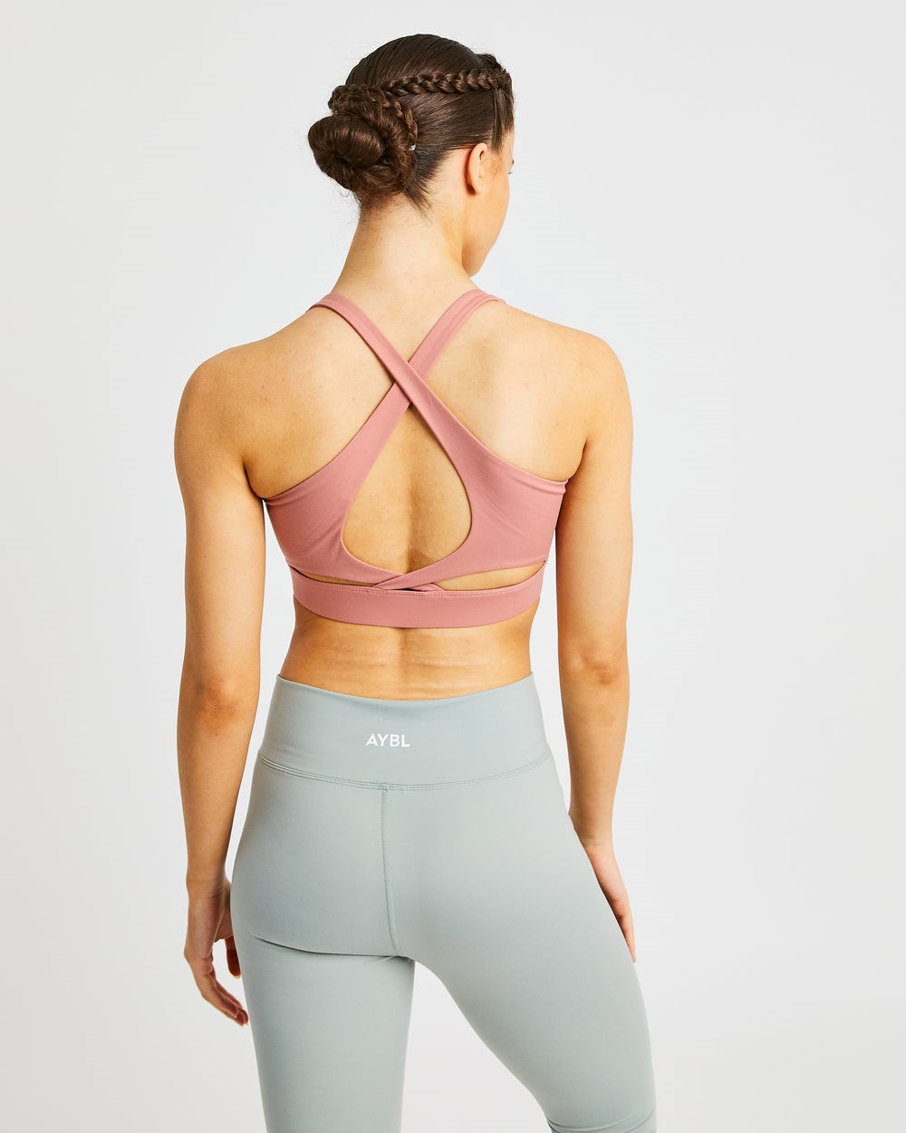 AYBL Flow Sports Bra Rosa | 8716-USWVR