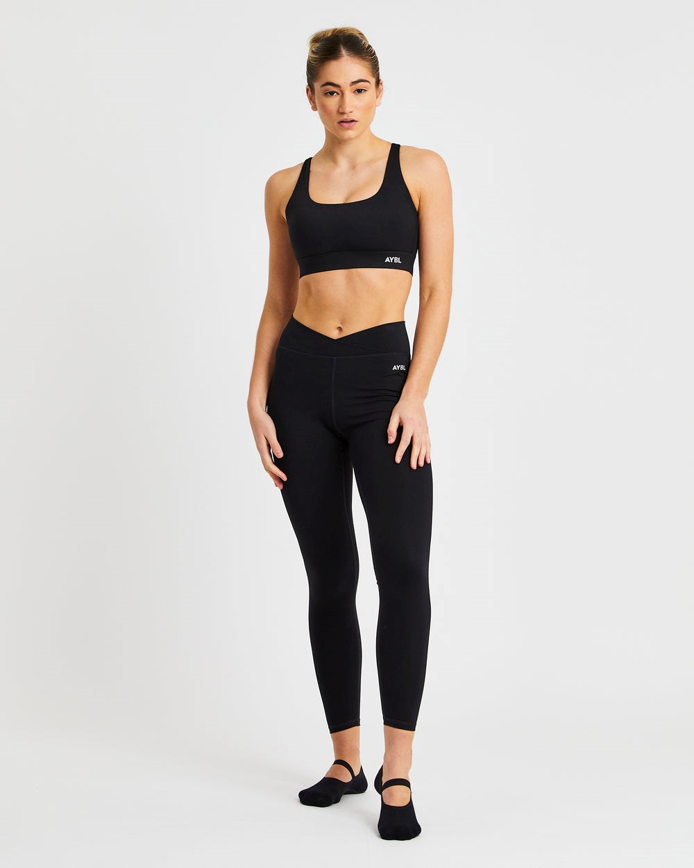 AYBL Flow Sports Bra Svarta | 9541-HEGFN