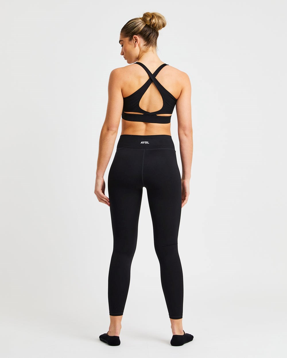 AYBL Flow Sports Bra Svarta | 9541-HEGFN