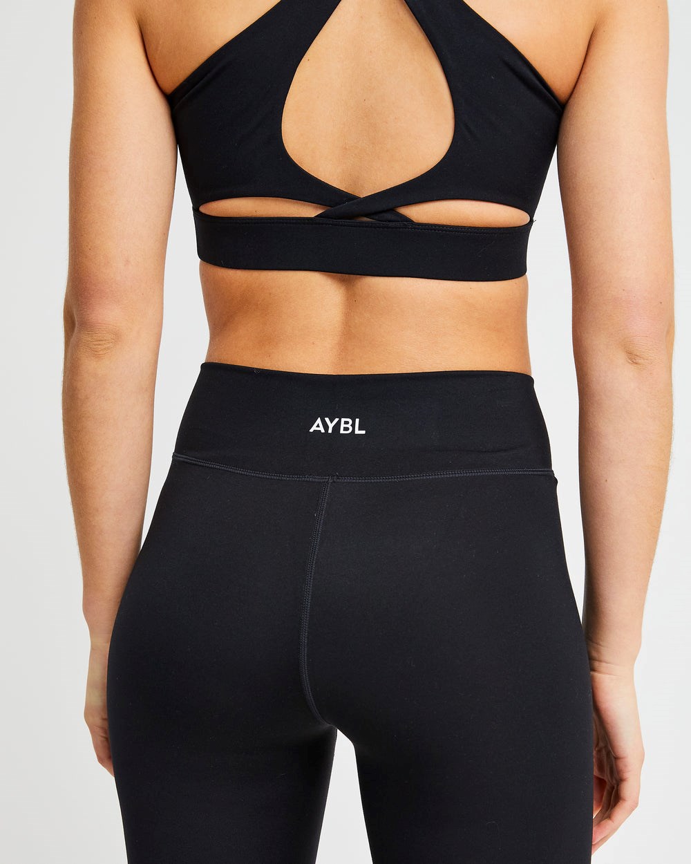 AYBL Flow Sports Bra Svarta | 9541-HEGFN