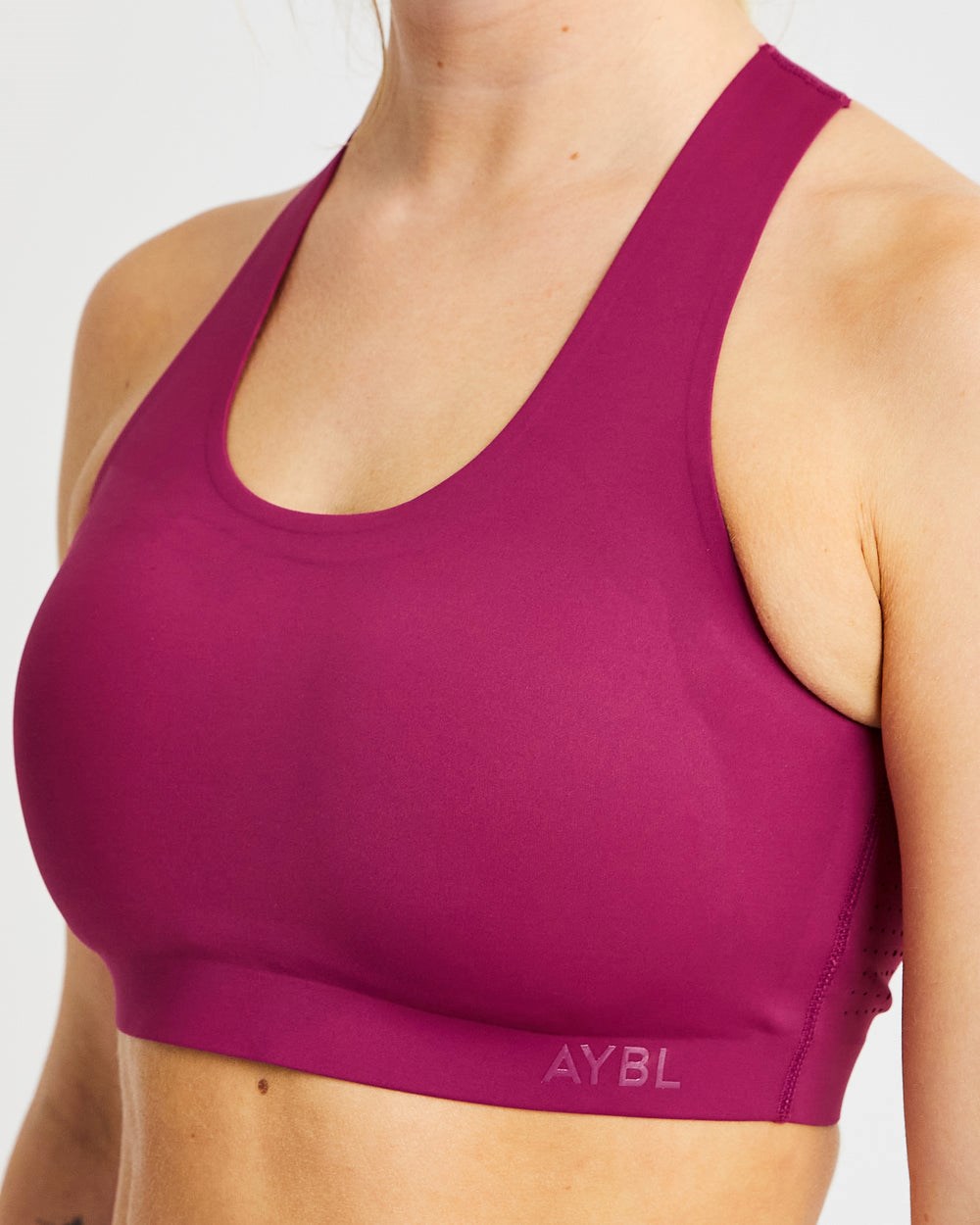 AYBL Fusion Sports Bra Berry Wine | 4927-XGTCQ