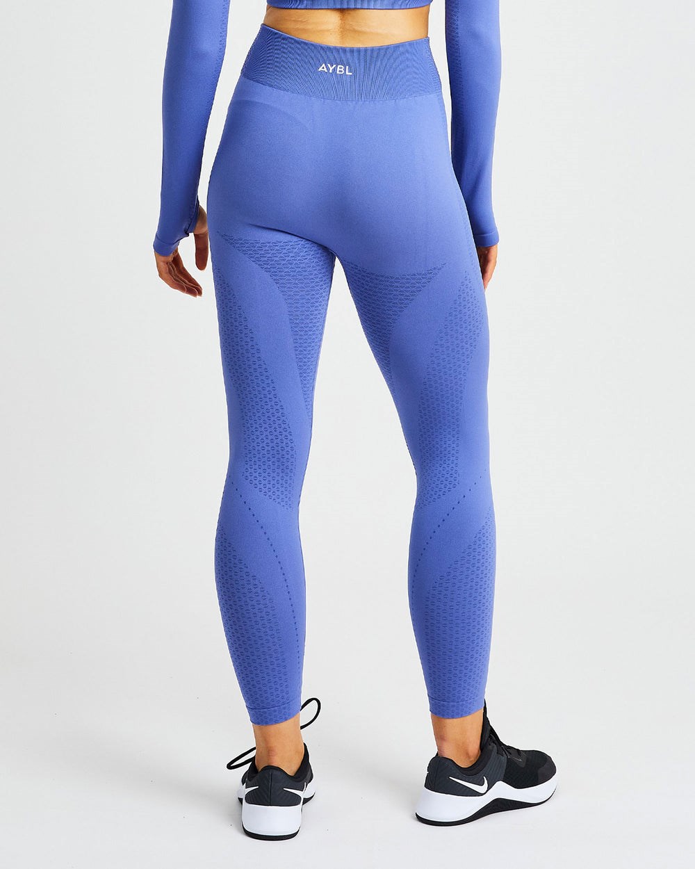 AYBL Ignite Seamless Leggings Blå | 0743-CHWPM