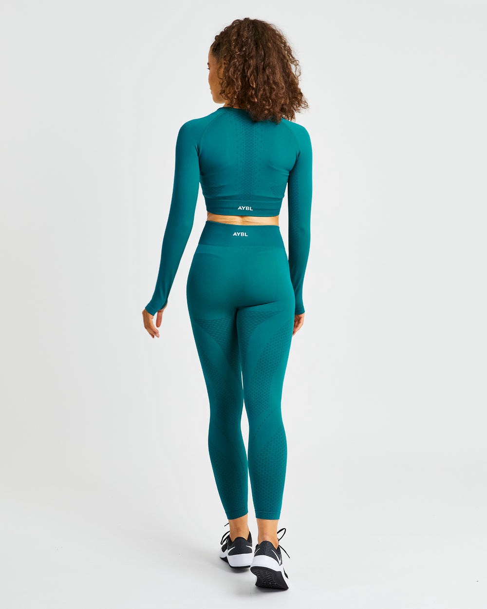 AYBL Ignite Seamless Leggings Hyper Teal | 3562-JOHGA