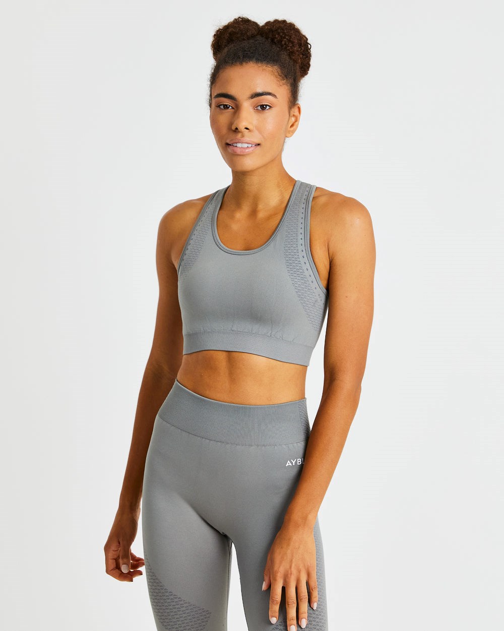 AYBL Ignite Seamless Sports Bra Grå | 5317-CUDBN