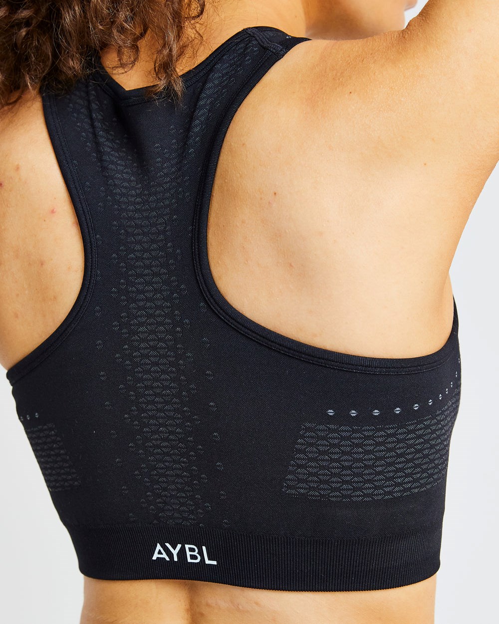 AYBL Ignite Seamless Sports Bra Svarta | 5403-PYUET