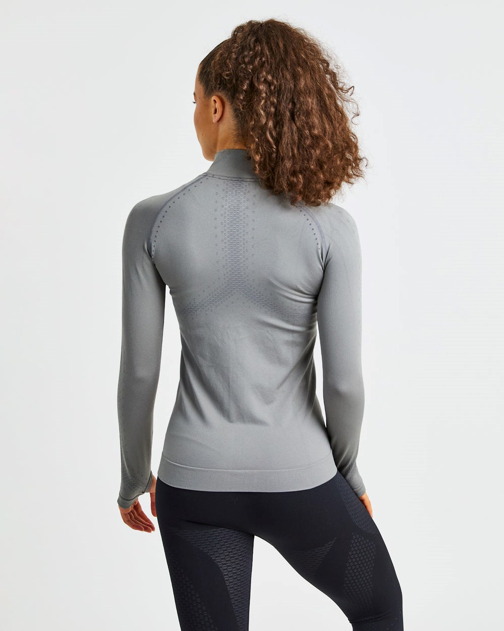 AYBL Ignite Seamless Zip Jacket Grå | 5183-CTYSI