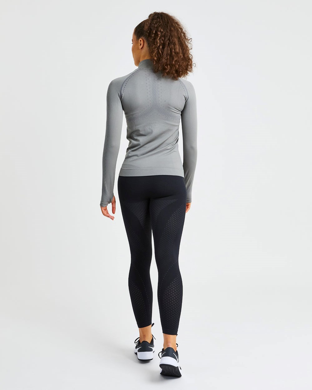 AYBL Ignite Seamless Zip Jacket Grå | 5183-CTYSI