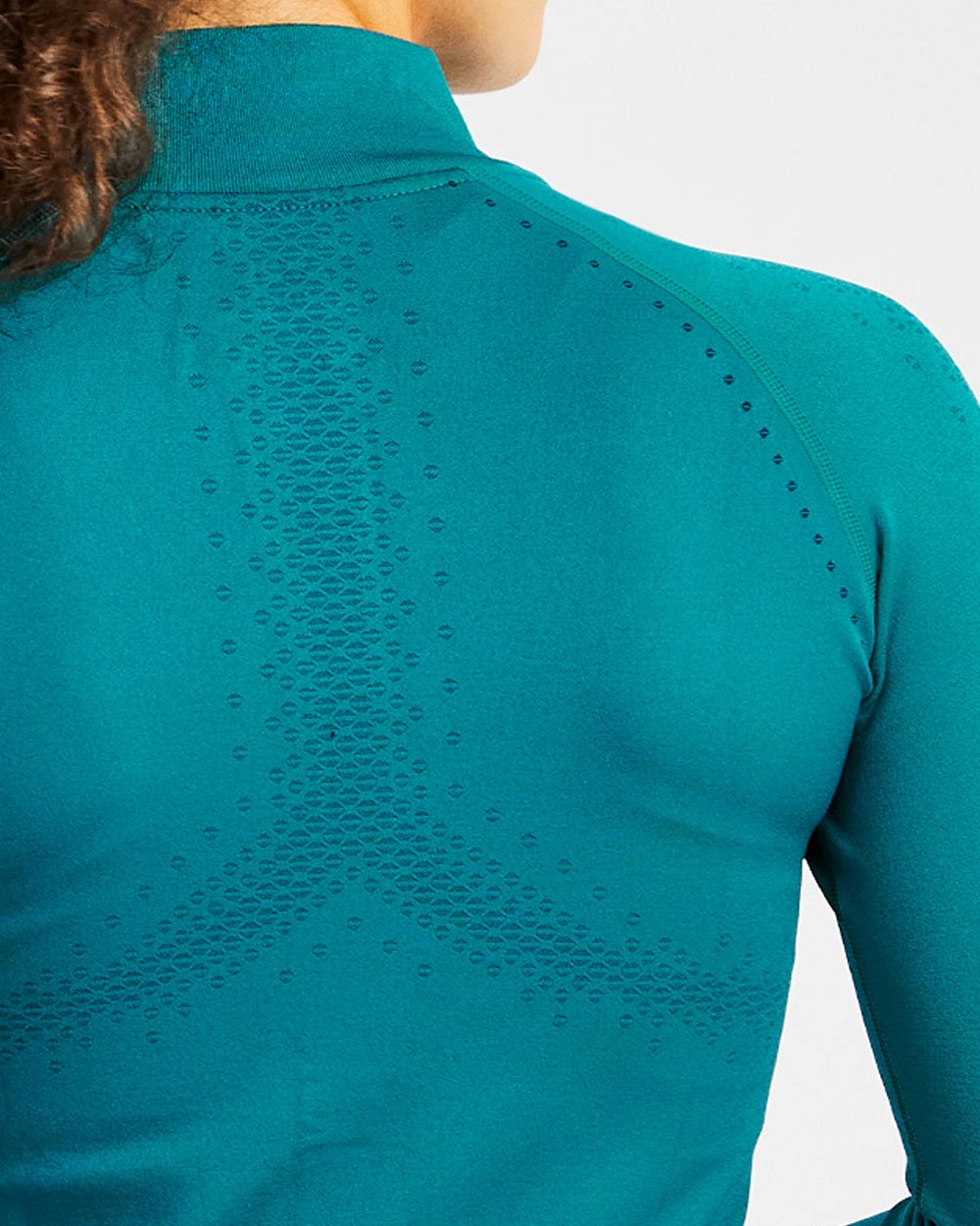 AYBL Ignite Seamless Zip Jacket Hyper Teal | 6021-XPSVI