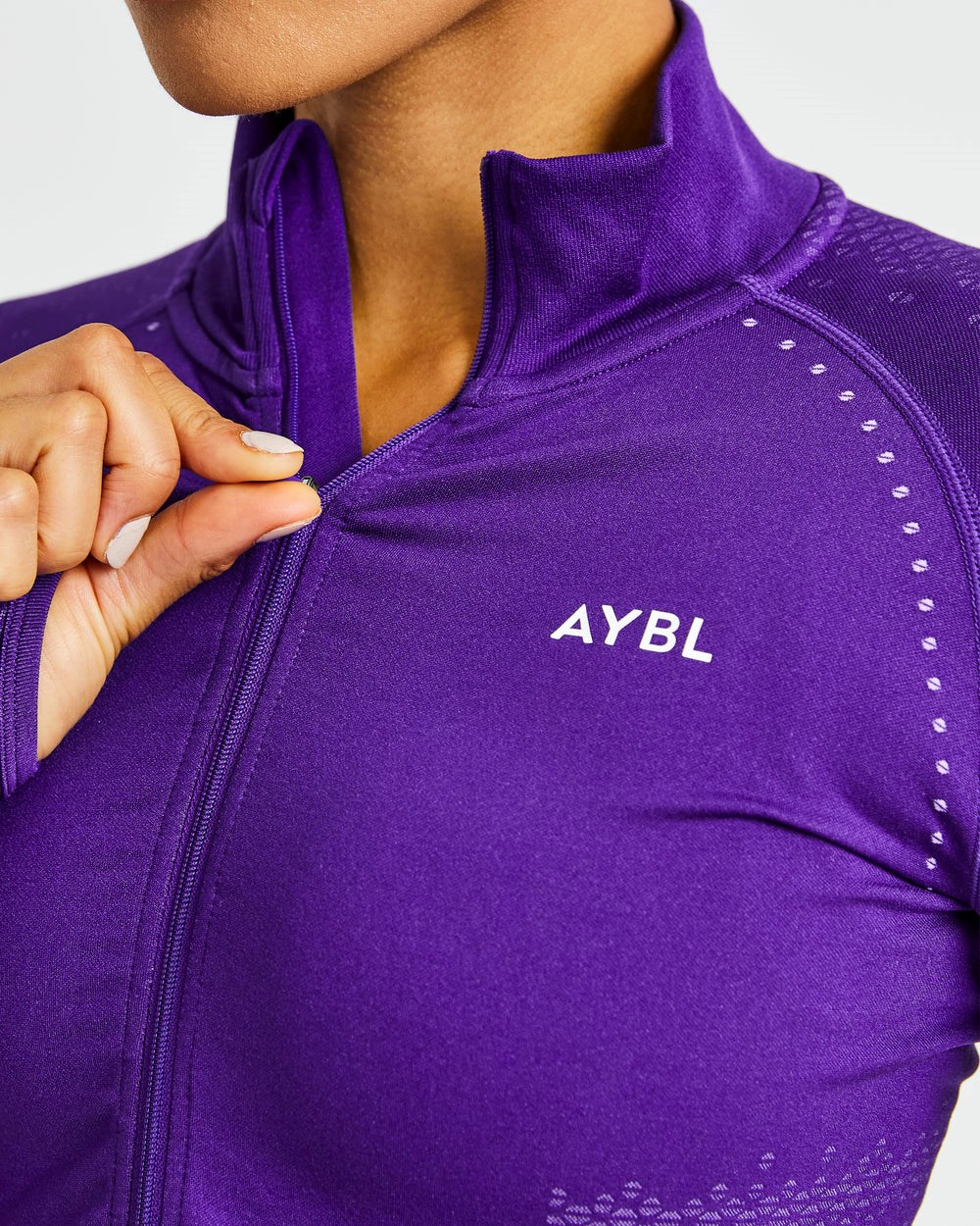 AYBL Ignite Seamless Zip Jacket Lila | 6127-PKZWC