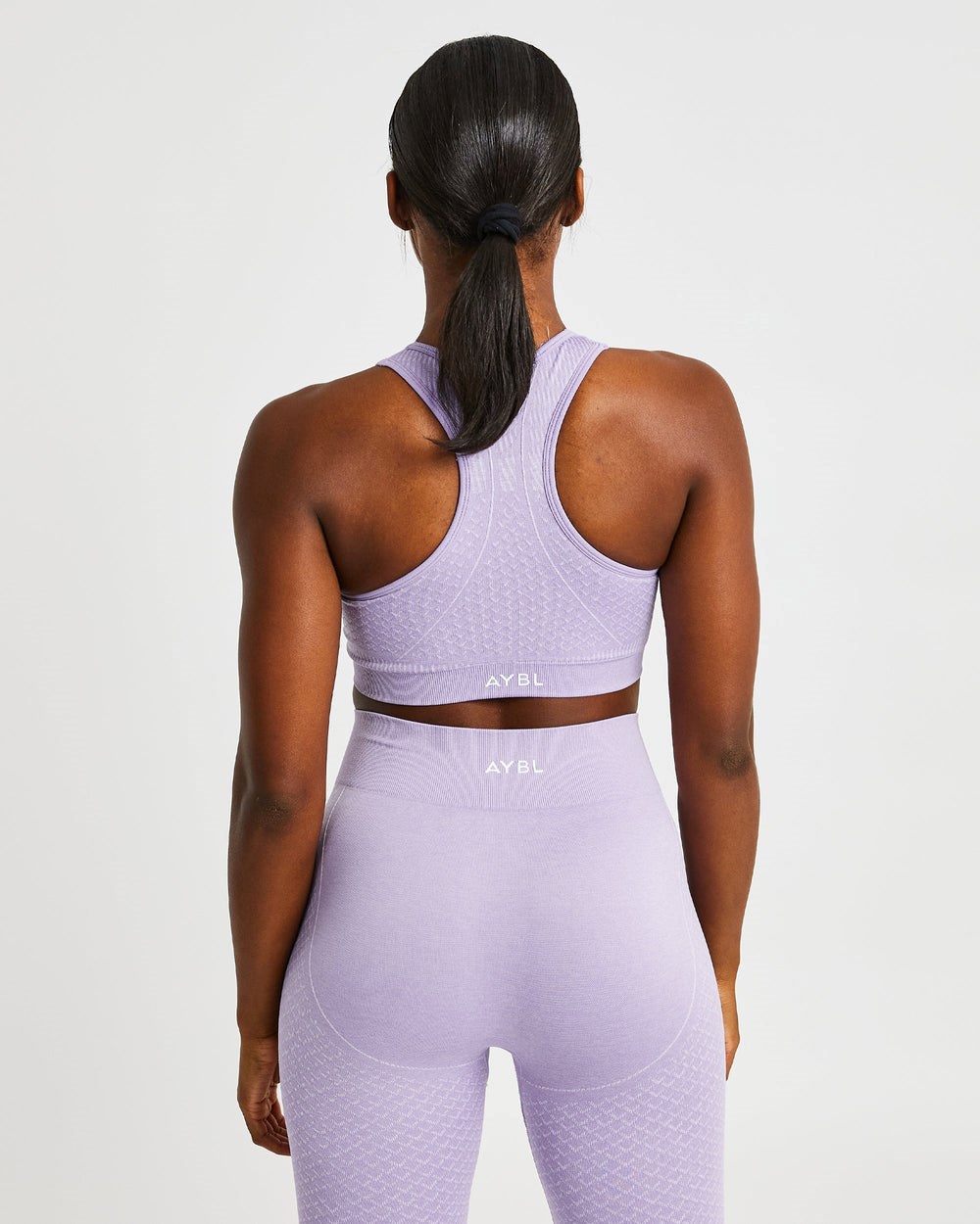 AYBL Impact Seamless Sports Bra Lilac | 9871-LXPKV