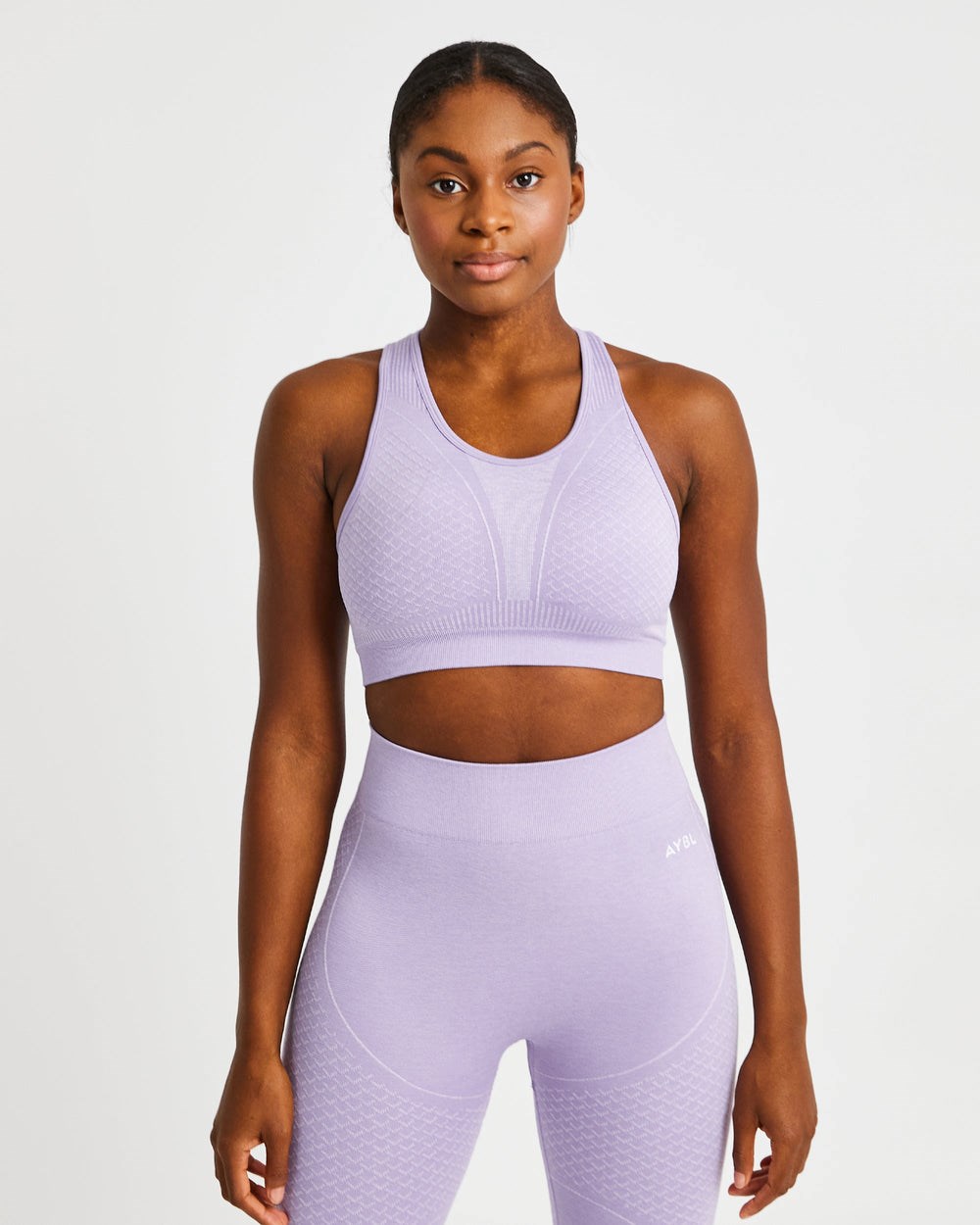 AYBL Impact Seamless Sports Bra Lilac | 9871-LXPKV