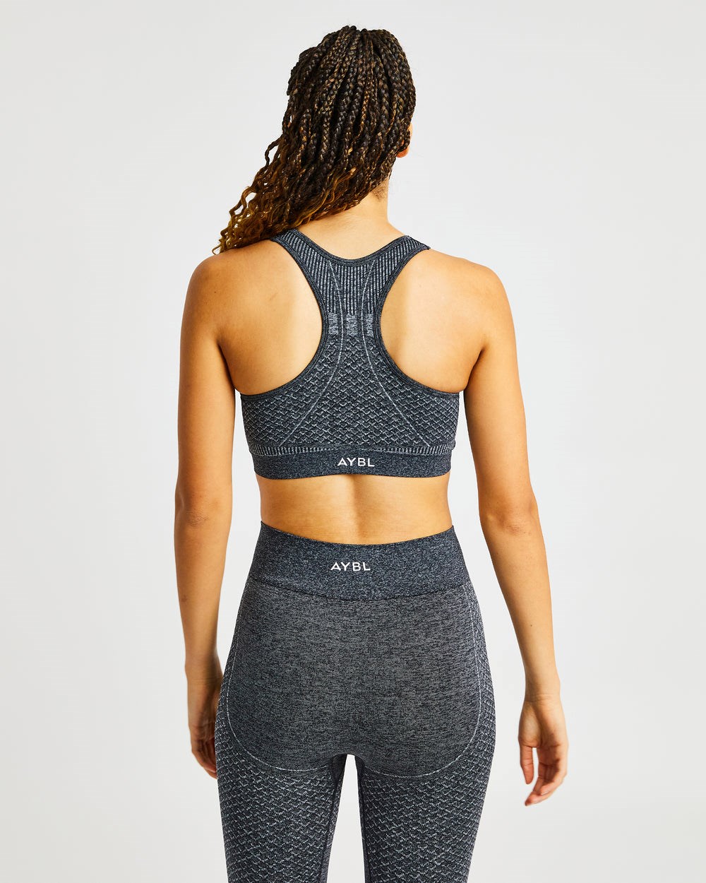 AYBL Impact Seamless Sports Bra Svarta | 5491-ZEQBT