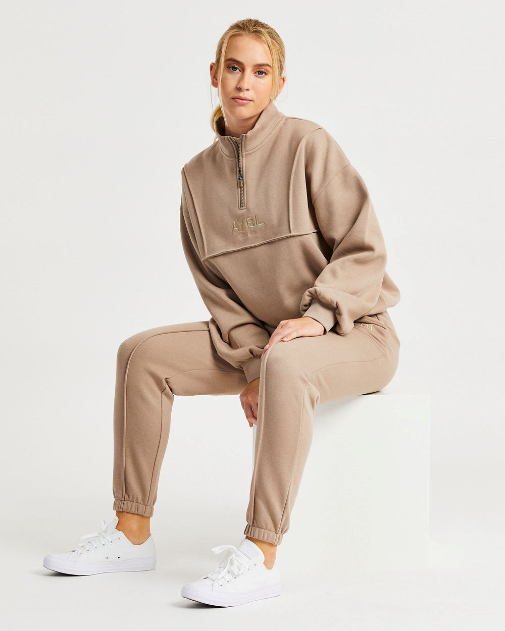 AYBL Luxe Joggers Mocha | 5172-KRXHZ