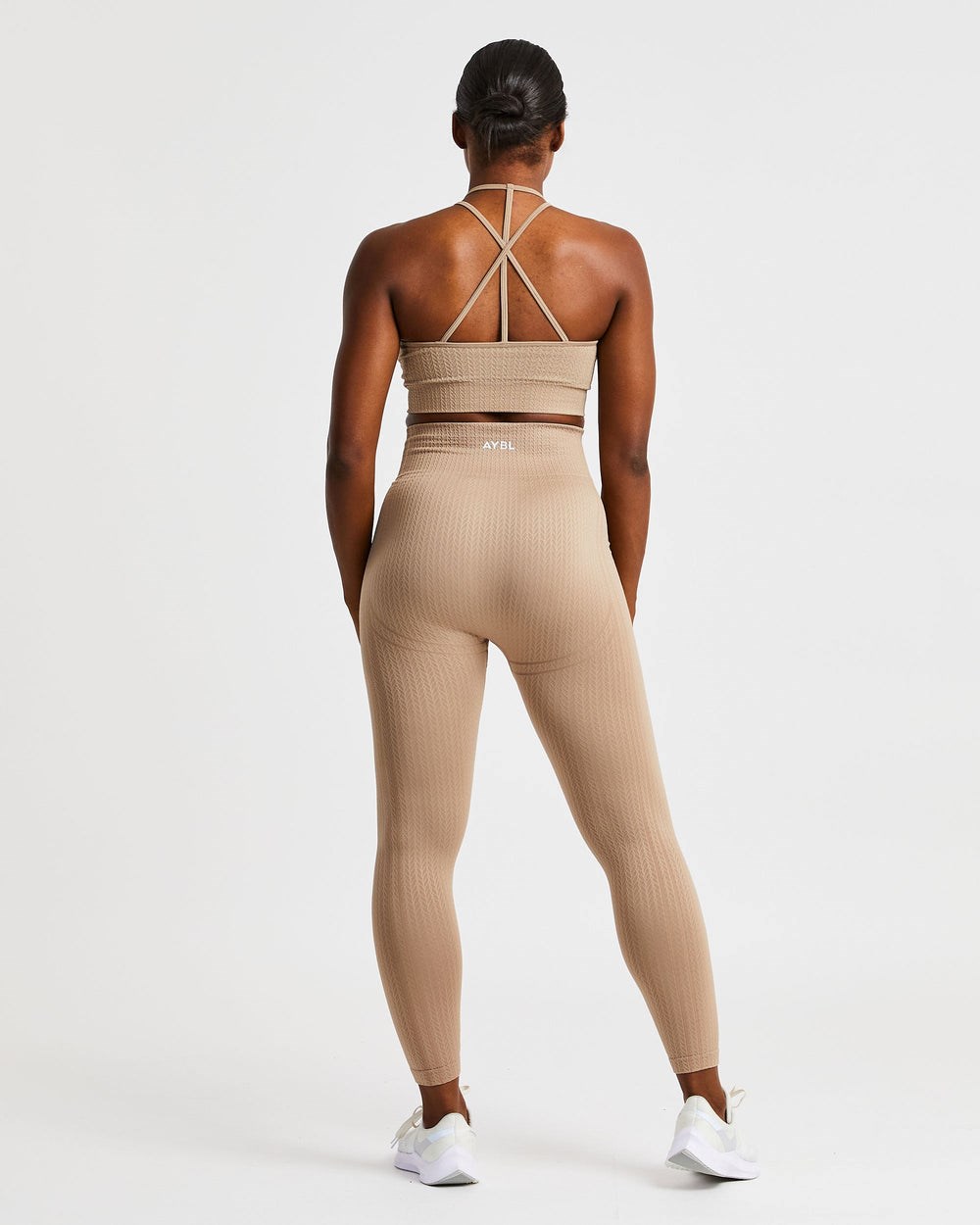 AYBL Luxe Seamless Crop Tank Top Mocha | 3748-BUESK