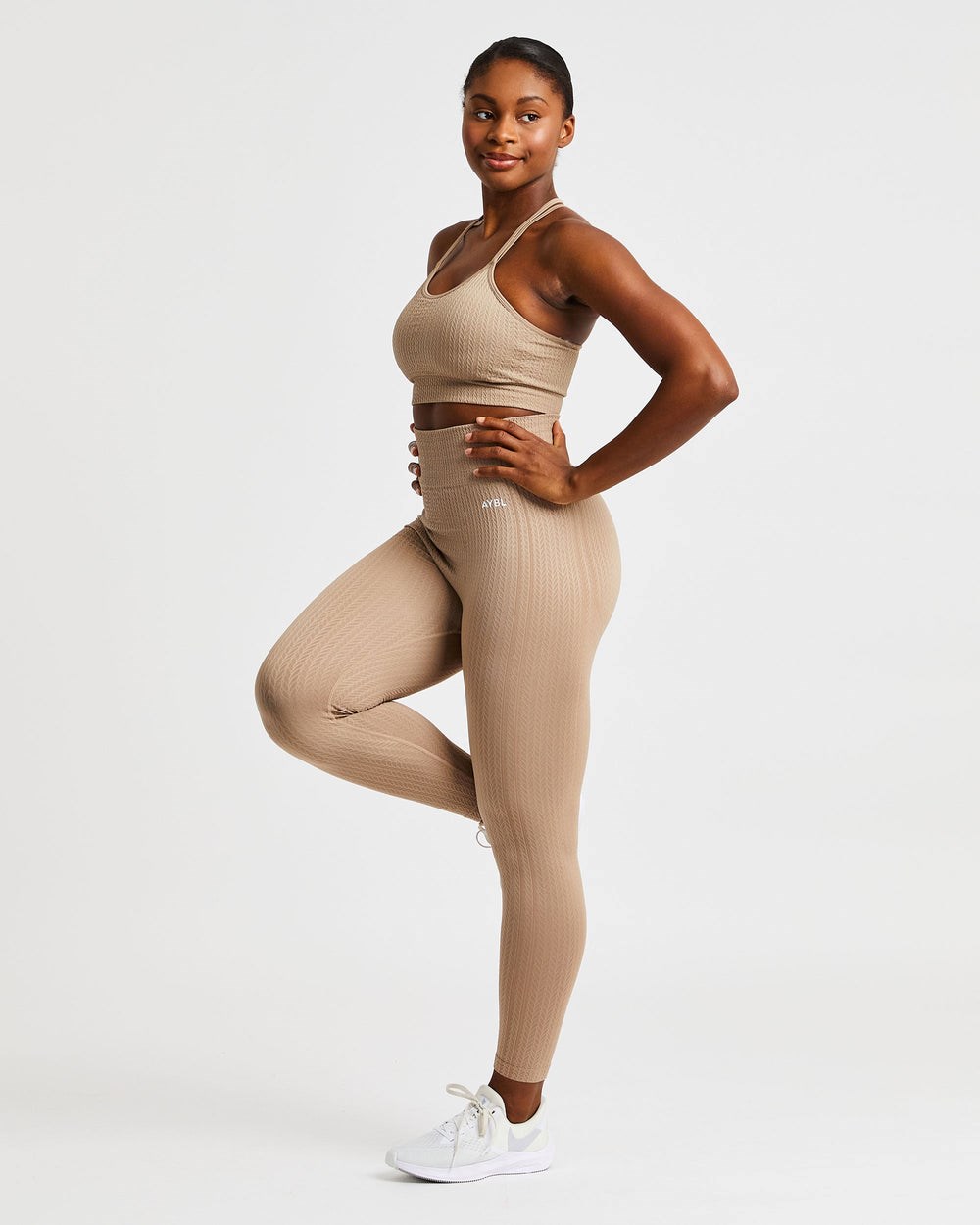 AYBL Luxe Seamless Leggings Mocha | 9063-FEZDO