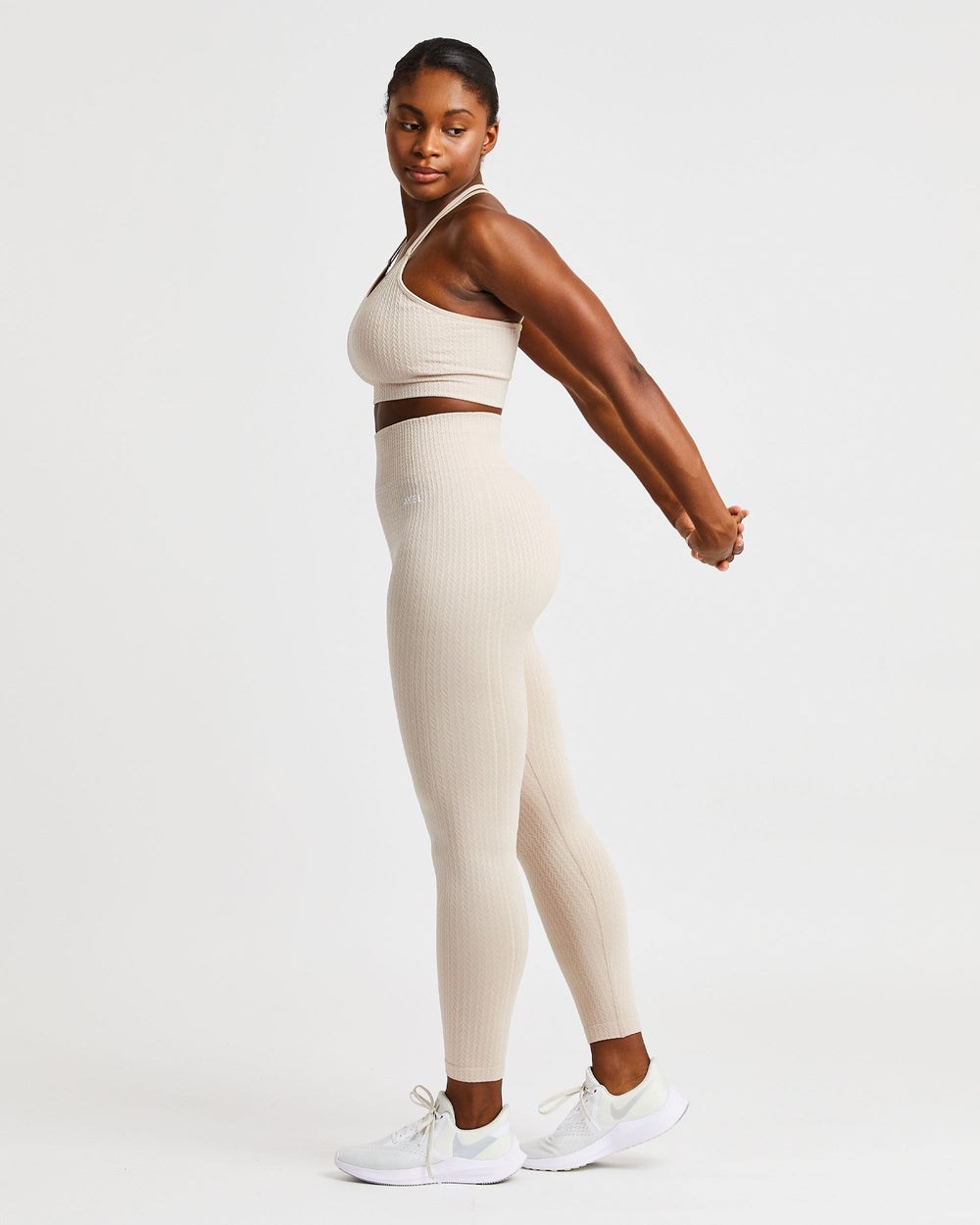 AYBL Luxe Seamless Sports Bra Sand | 4028-WZESK