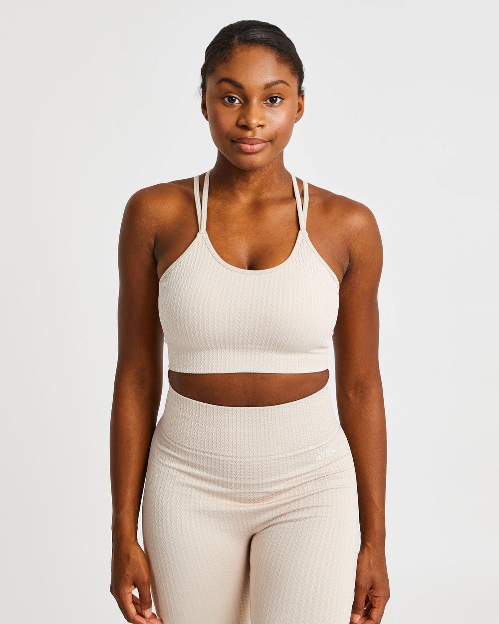 AYBL Luxe Seamless Sports Bra Sand | 4028-WZESK