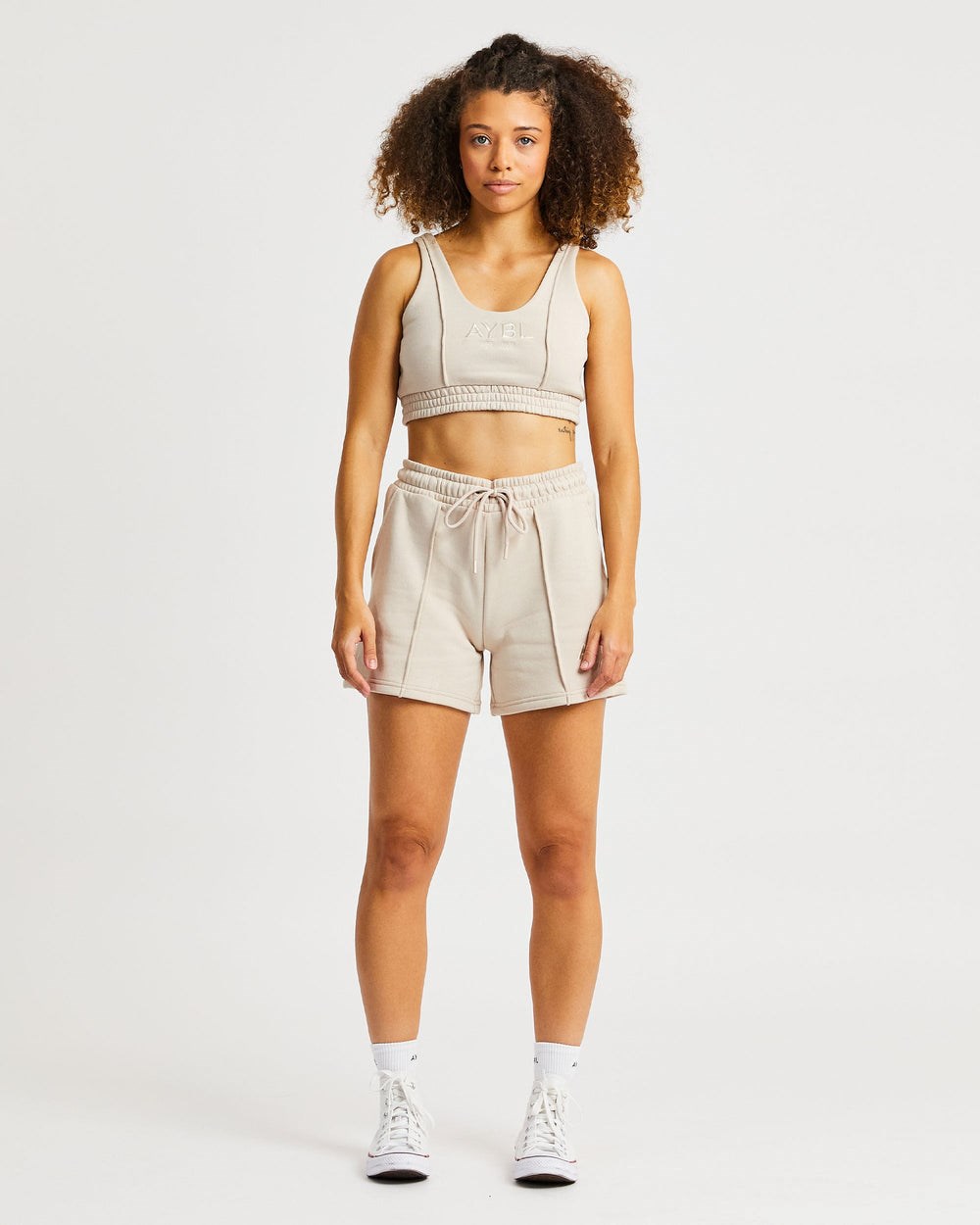 AYBL Luxe Shorts Sand | 3524-DGHQM