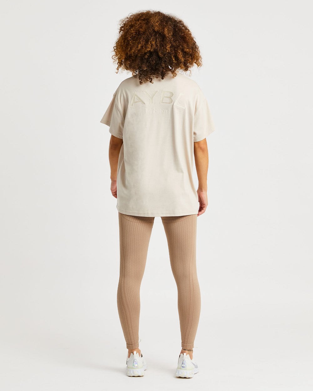 AYBL Luxe T Shirt Sand | 4062-UCBTD