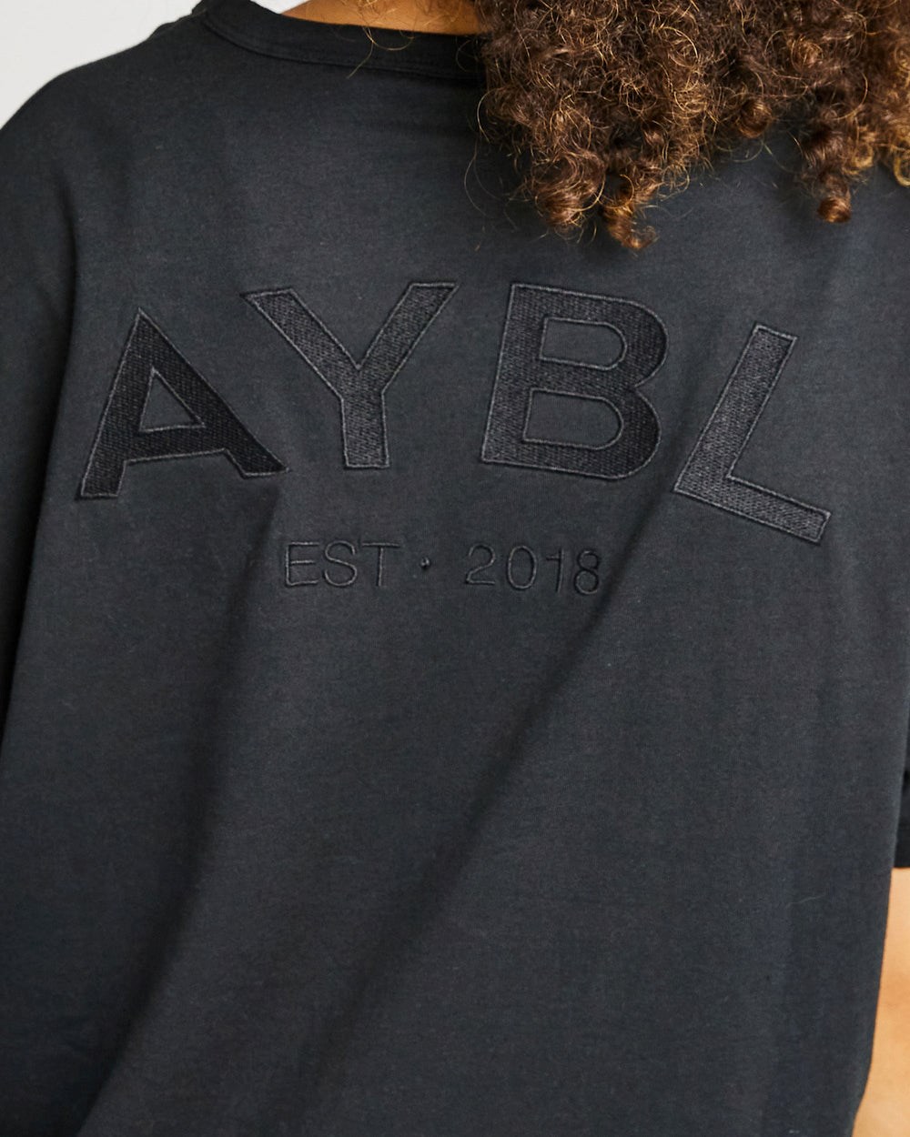 AYBL Luxe T Shirt Svarta | 9752-ILNRW