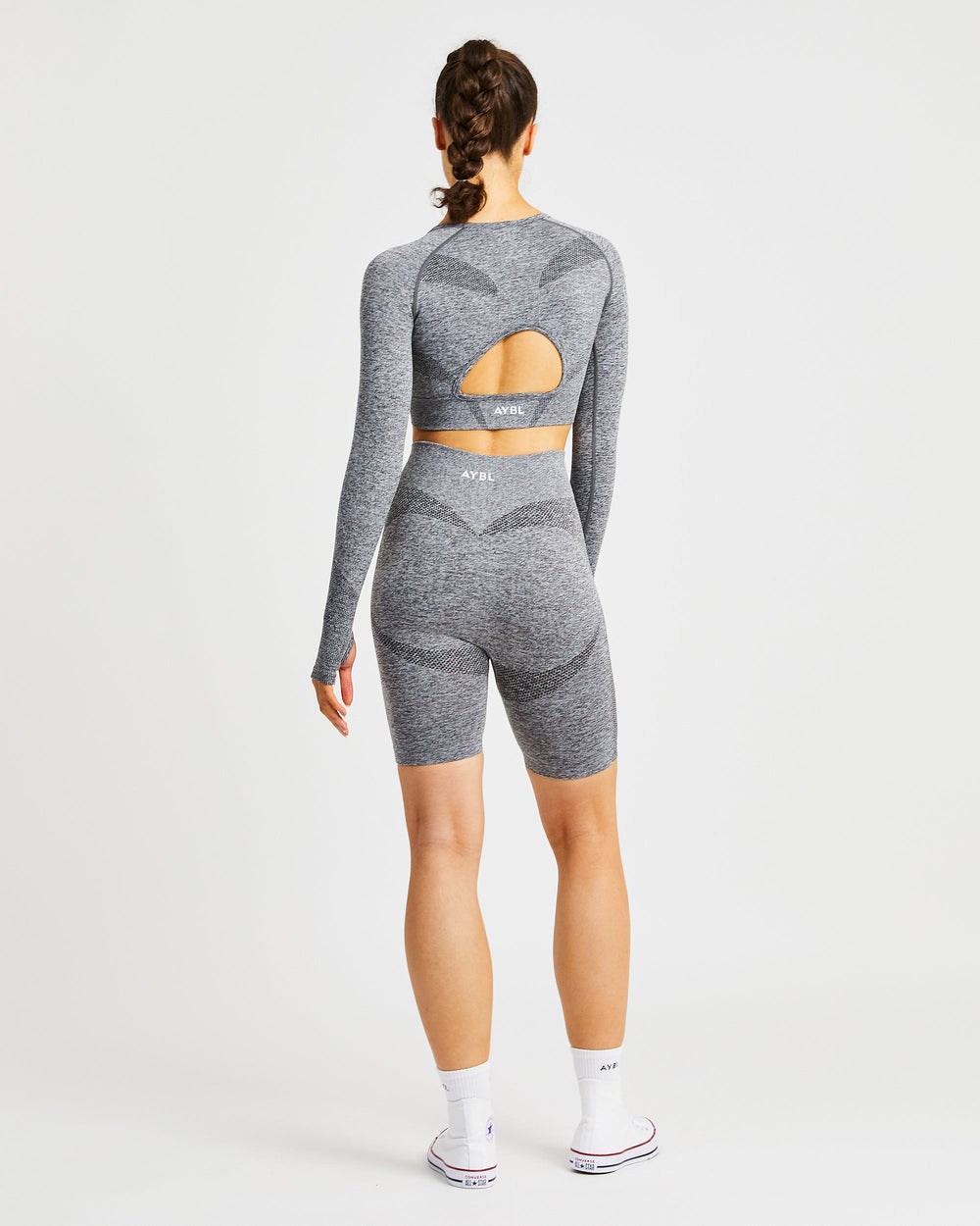 AYBL Motion Seamless Cycling Shorts Grå | 6972-BFPIR