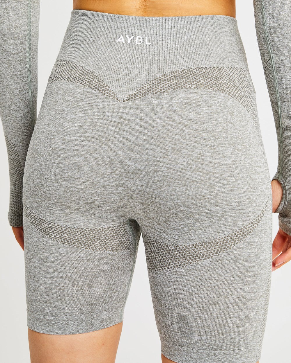 AYBL Motion Seamless Cycling Shorts Khaki | 6573-VZTHK