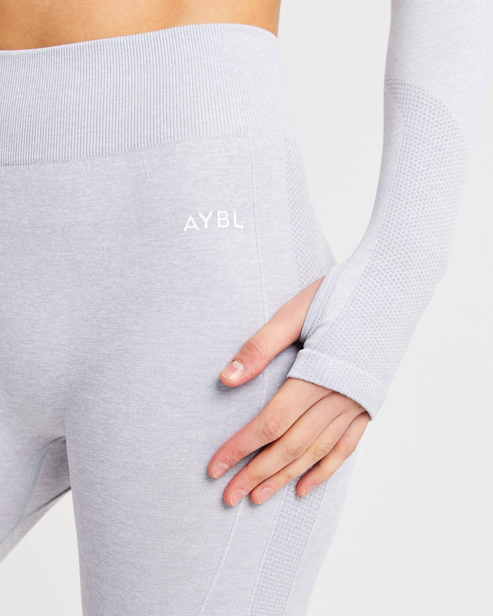 AYBL Motion Seamless Cycling Shorts Ljusgrå | 2647-HXZRS