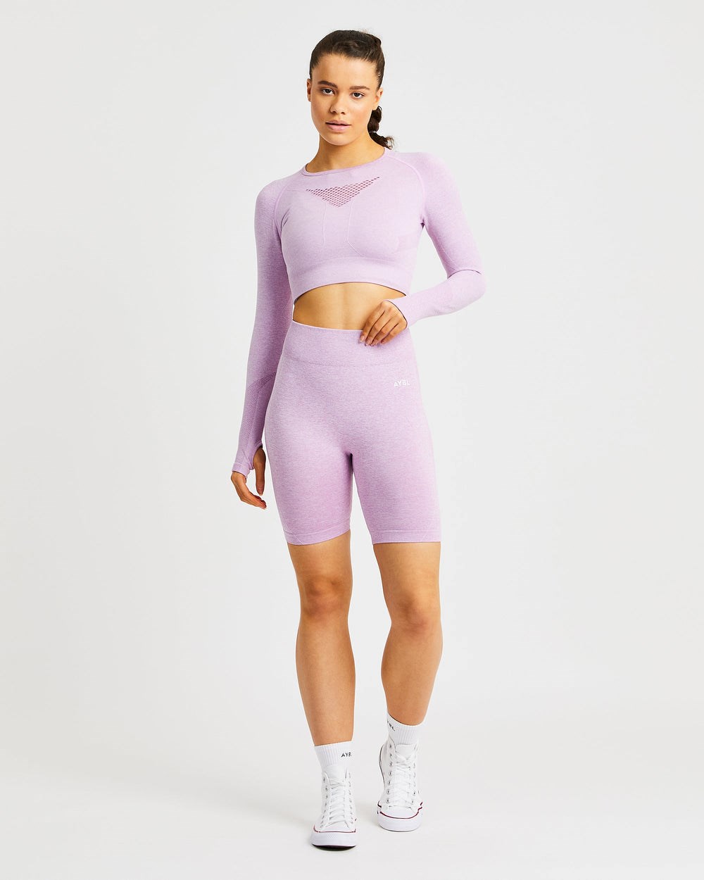 AYBL Motion Seamless Cycling Shorts Rosa | 1236-JIAHS