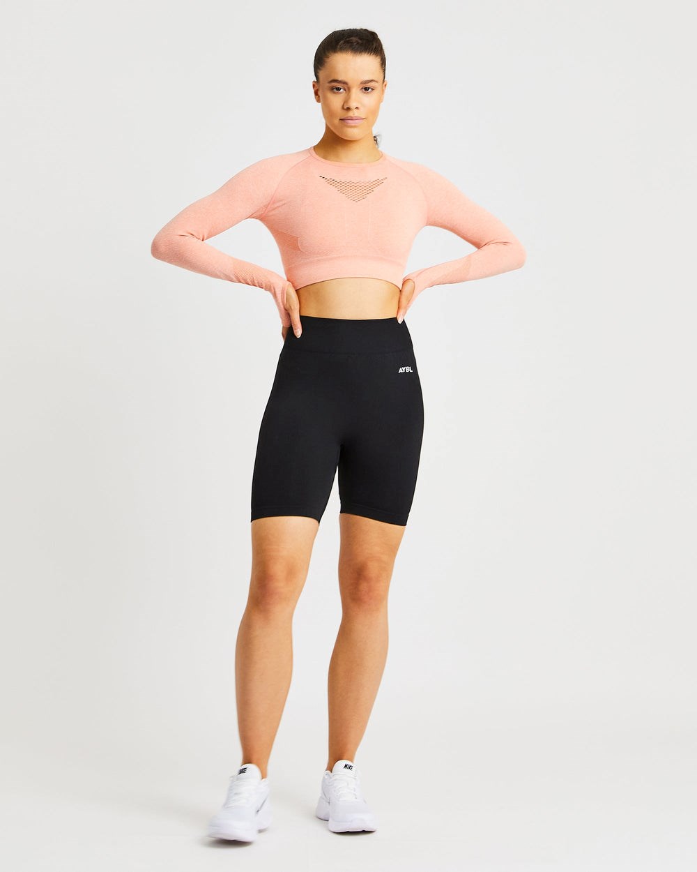 AYBL Motion Seamless Cycling Shorts Svarta | 3082-JQUKT