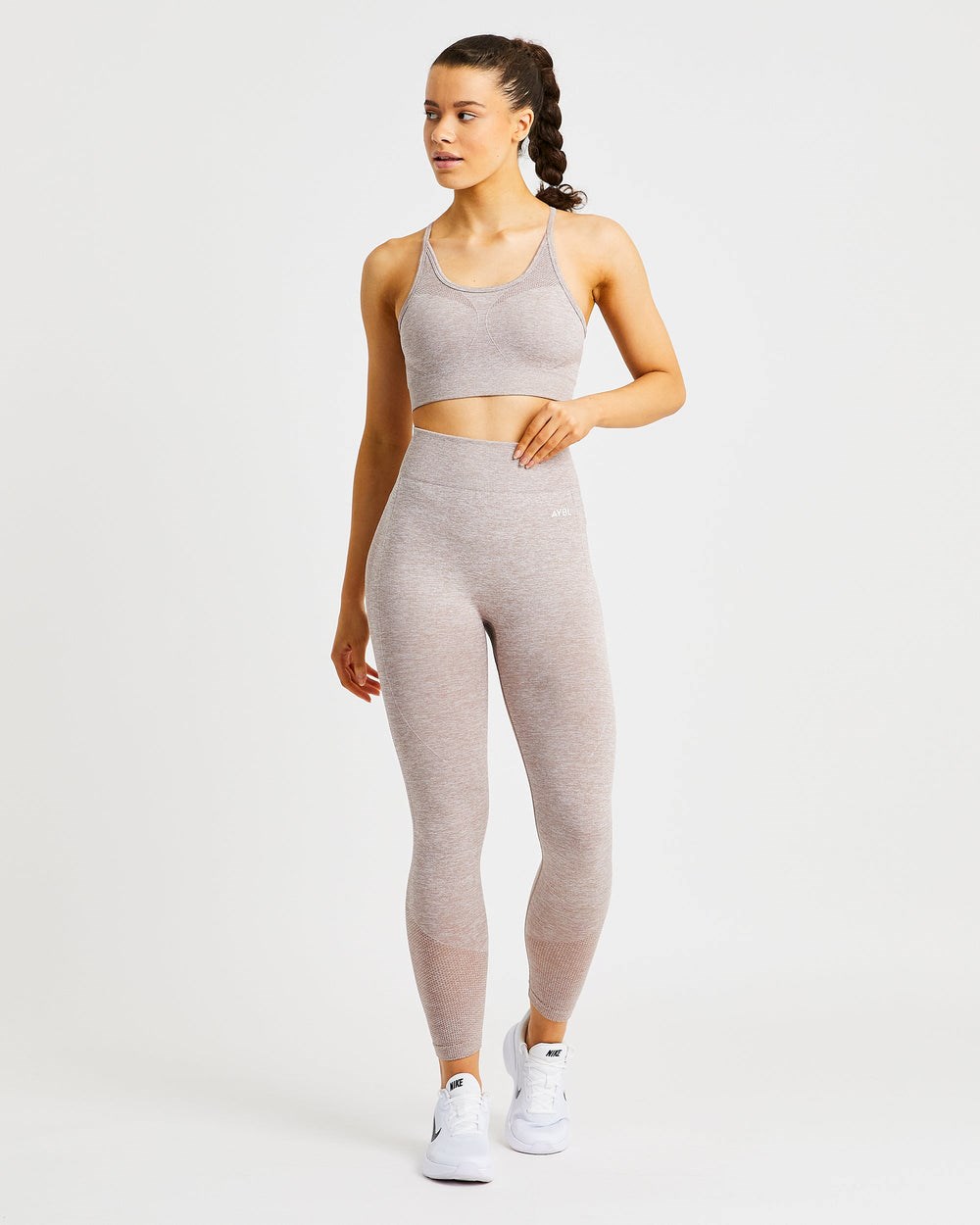 AYBL Motion Seamless Leggings Beige | 2681-HYXSE