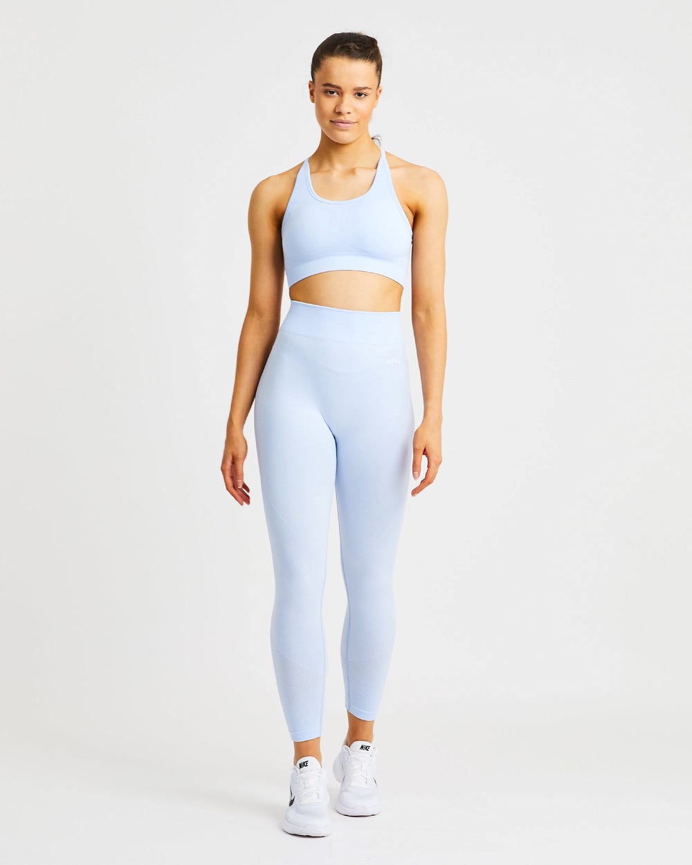 AYBL Motion Seamless Leggings Blå | 0583-UMJFN