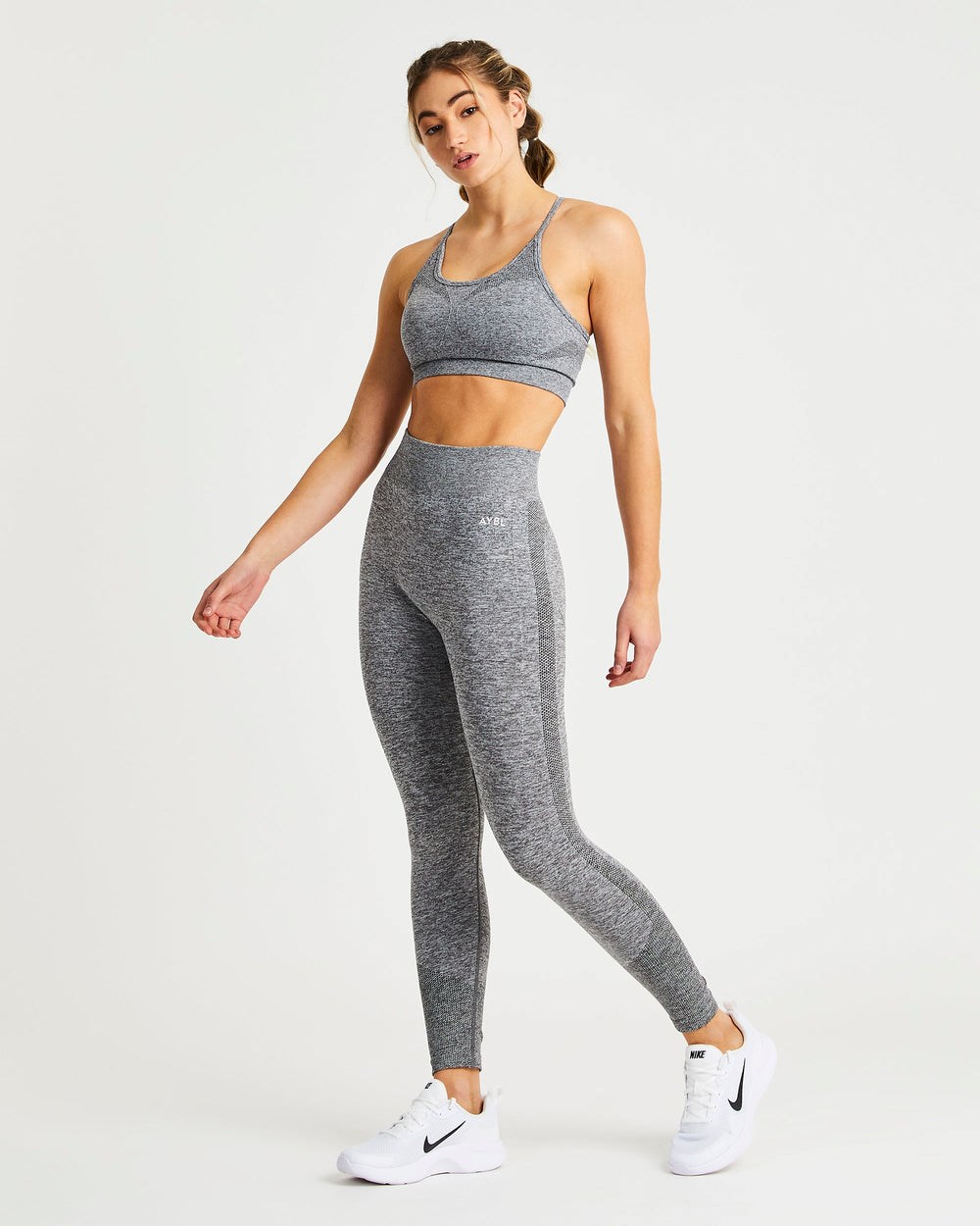 AYBL Motion Seamless Leggings Grå | 5219-FEHSM