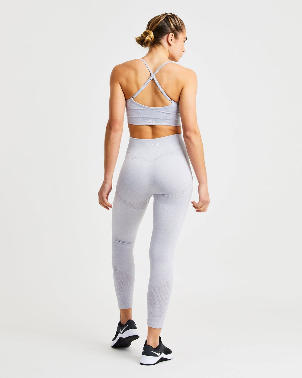 AYBL Motion Seamless Leggings Ljusgrå | 2940-UBJPO