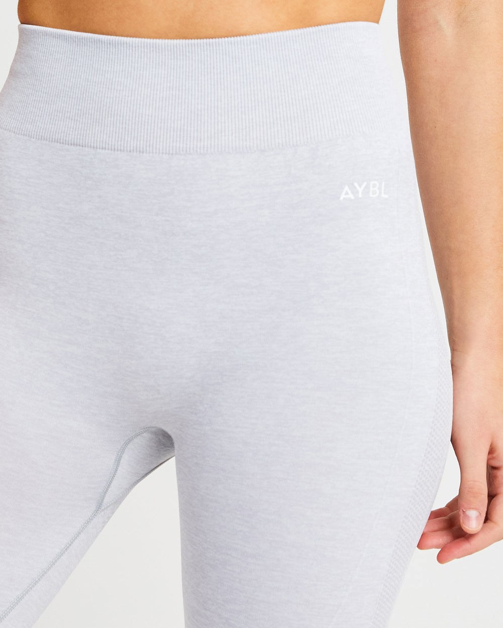 AYBL Motion Seamless Leggings Ljusgrå | 2940-UBJPO