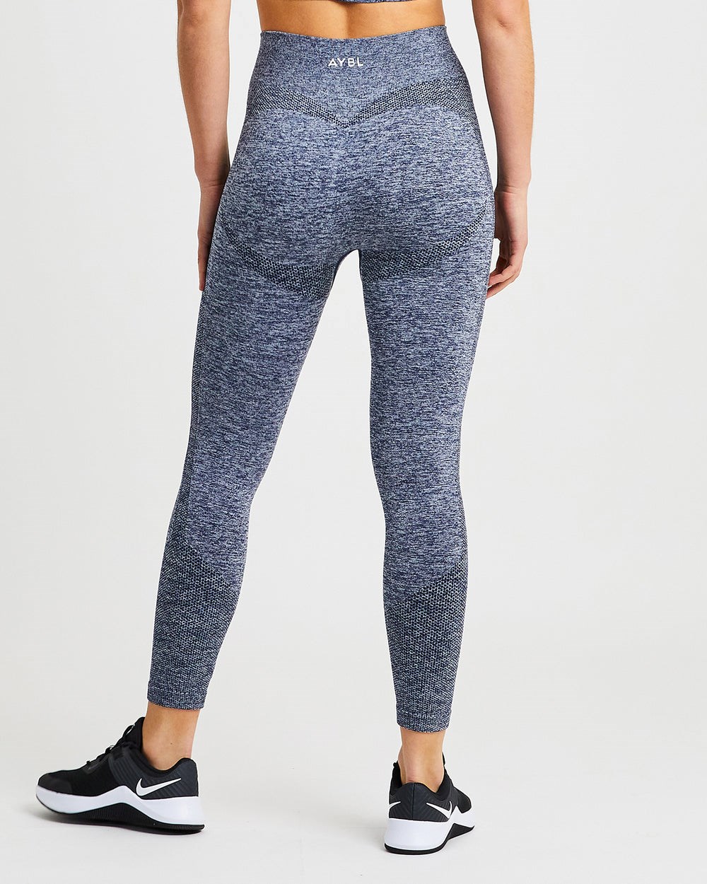 AYBL Motion Seamless Leggings Marinblå | 2086-QUPZB