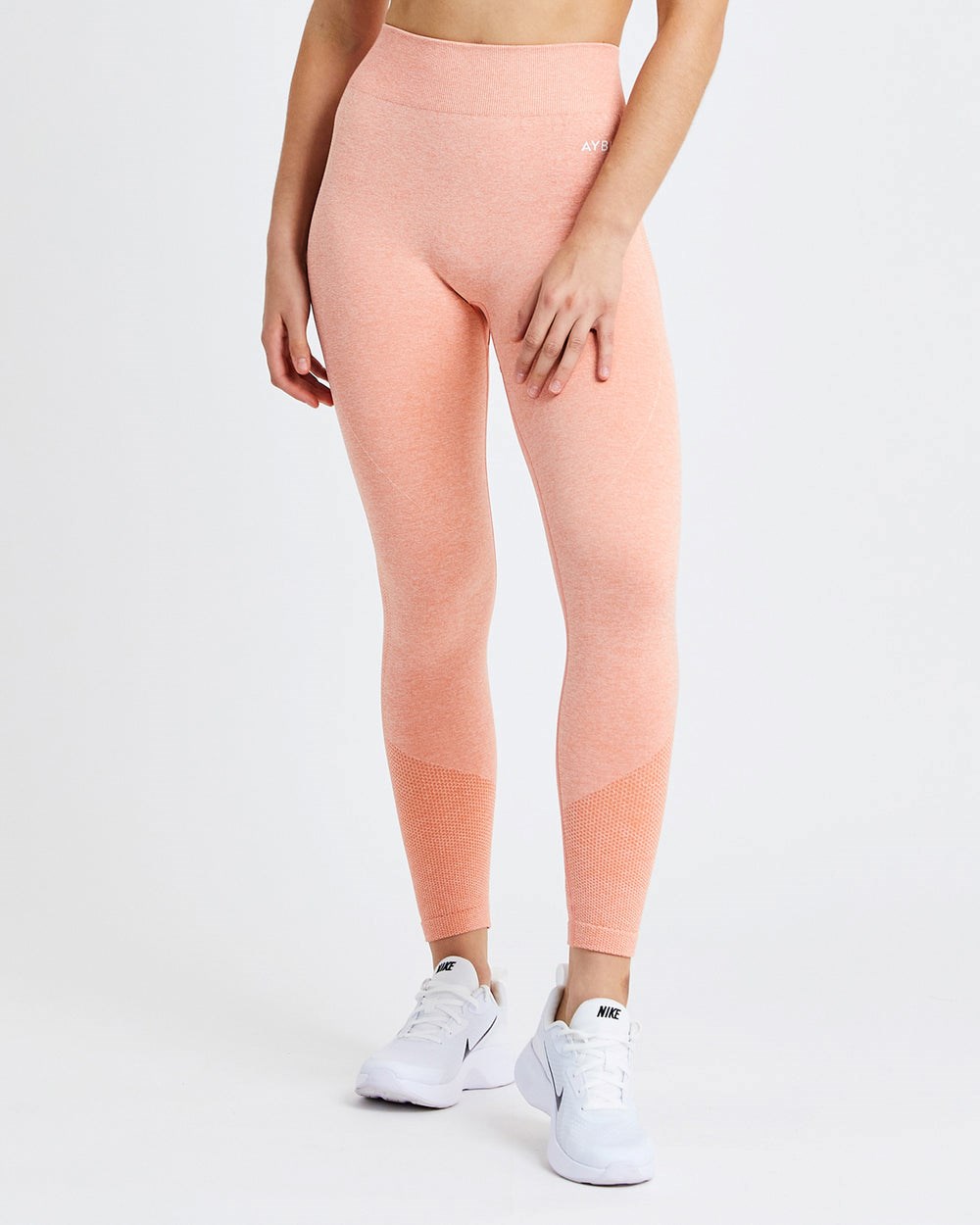 AYBL Motion Seamless Leggings Peach Marl | 0942-LQBSC