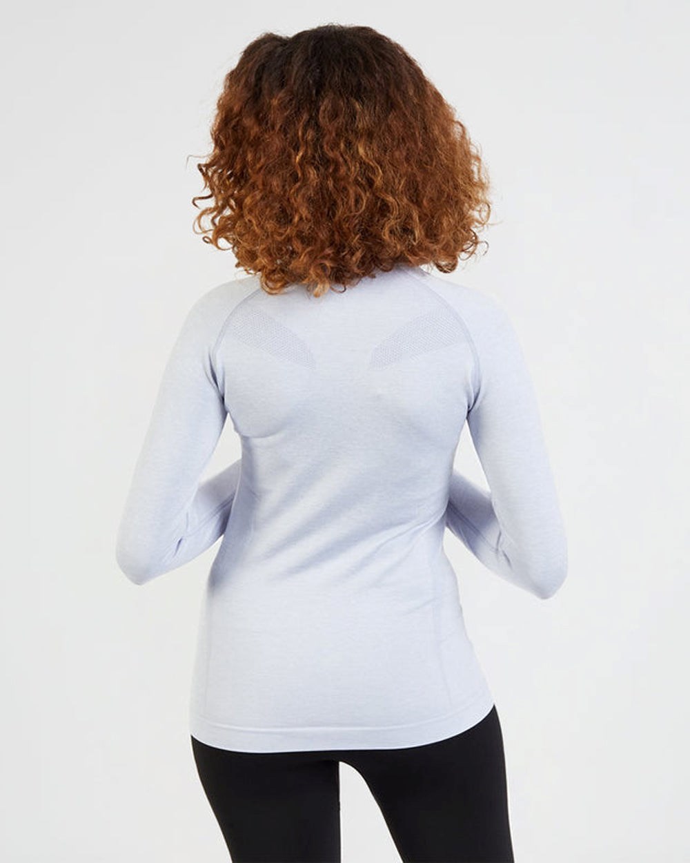 AYBL Motion Seamless Long Sleeve Top Blå | 5317-JWLRT