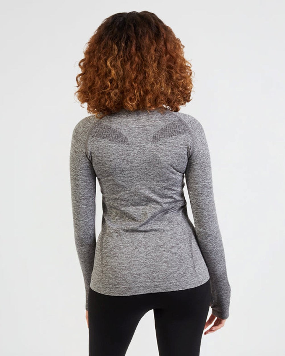 AYBL Motion Seamless Long Sleeve Top Grå | 5378-PJKEG