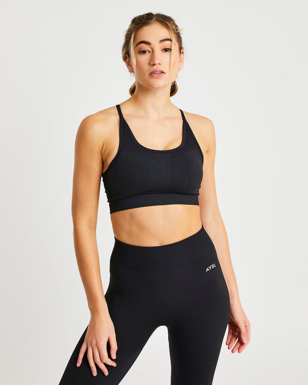 AYBL Motion Seamless Sports Bra Svarta | 4671-NCFIT