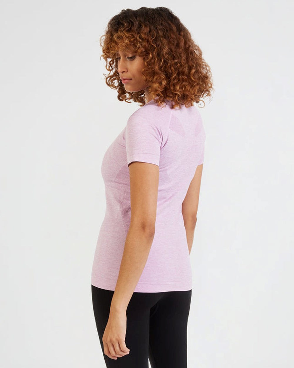 AYBL Motion Seamless T Shirt Rosa | 6847-VOLDG