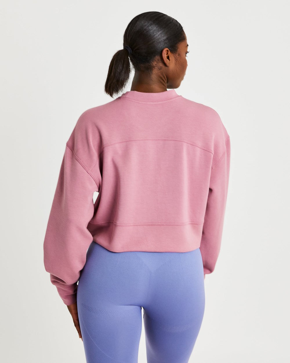 AYBL Oversized Crop Jumper Rosa Rosa | 4395-OQSUH