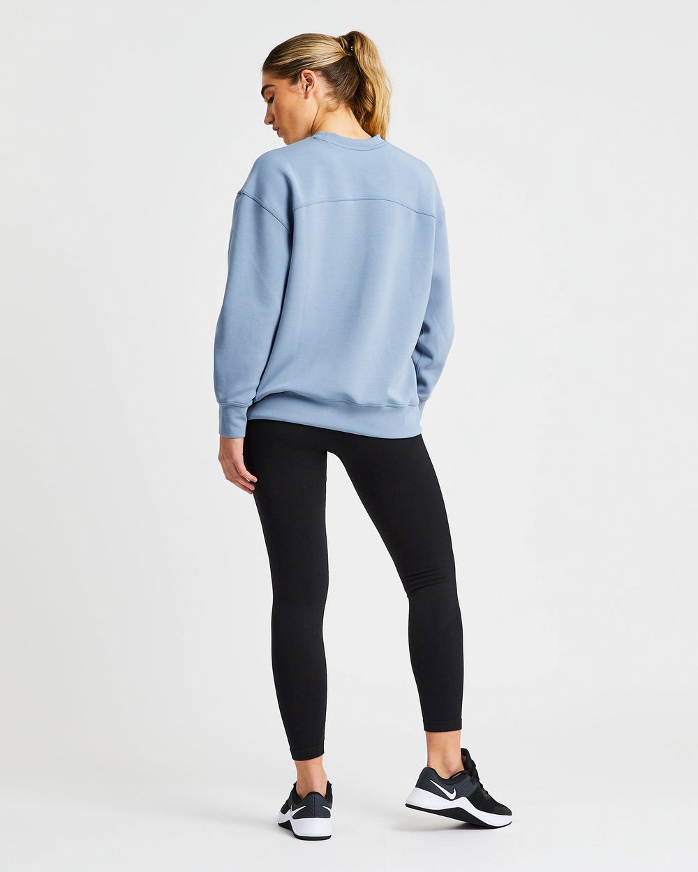 AYBL Oversized Jumper Blå | 4328-RWQUA