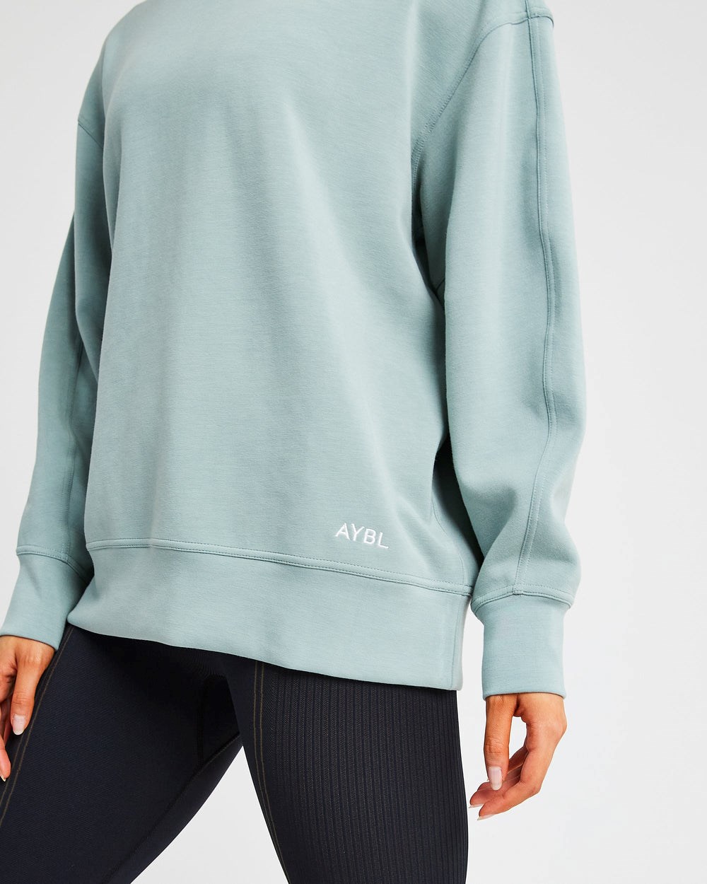 AYBL Oversized Jumper Gröna | 4052-CWXJA