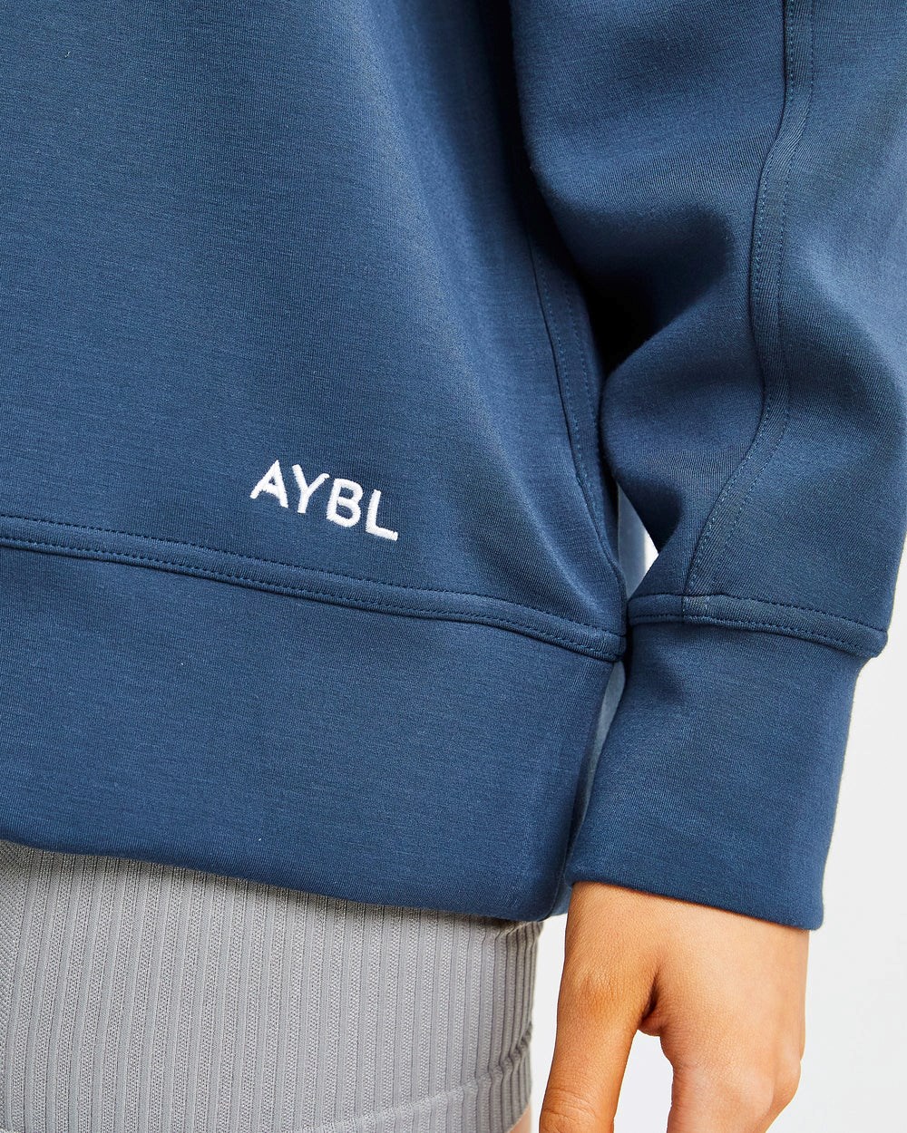 AYBL Oversized Jumper Marinblå | 8279-HFQNB