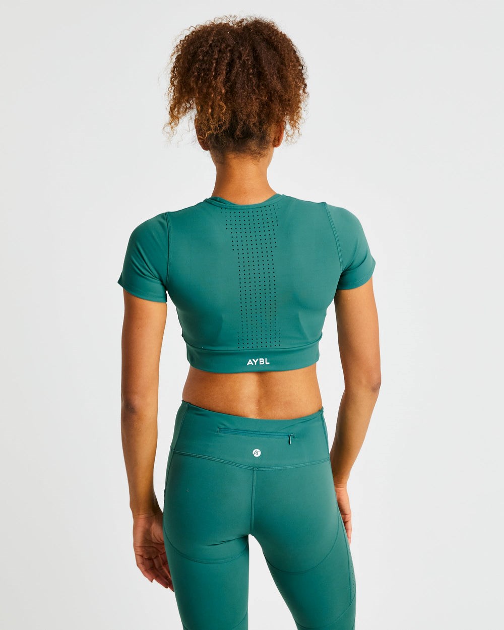 AYBL Pace Crop Top Mörkgröna | 5813-RUIXH