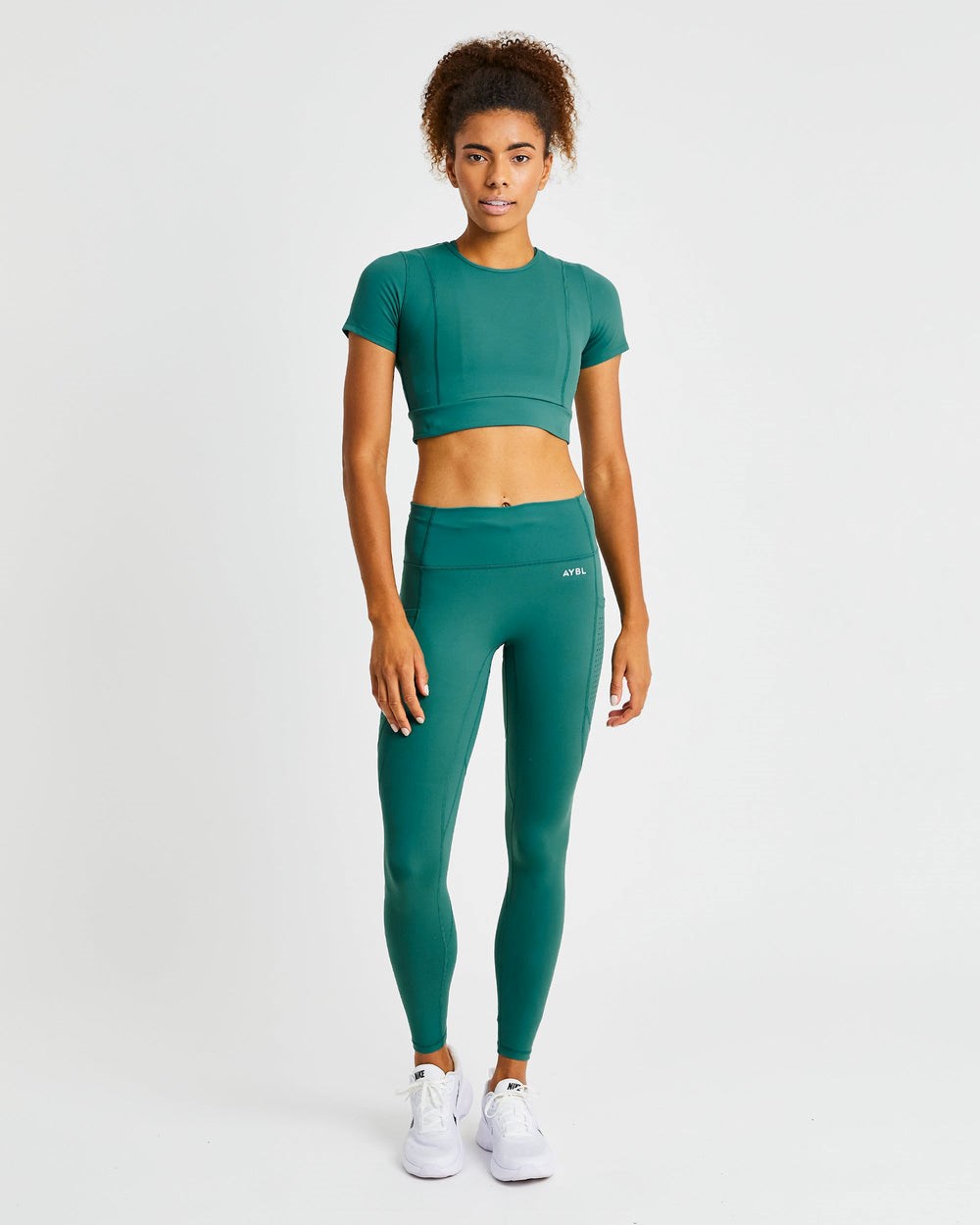 AYBL Pace Crop Top Mörkgröna | 5813-RUIXH