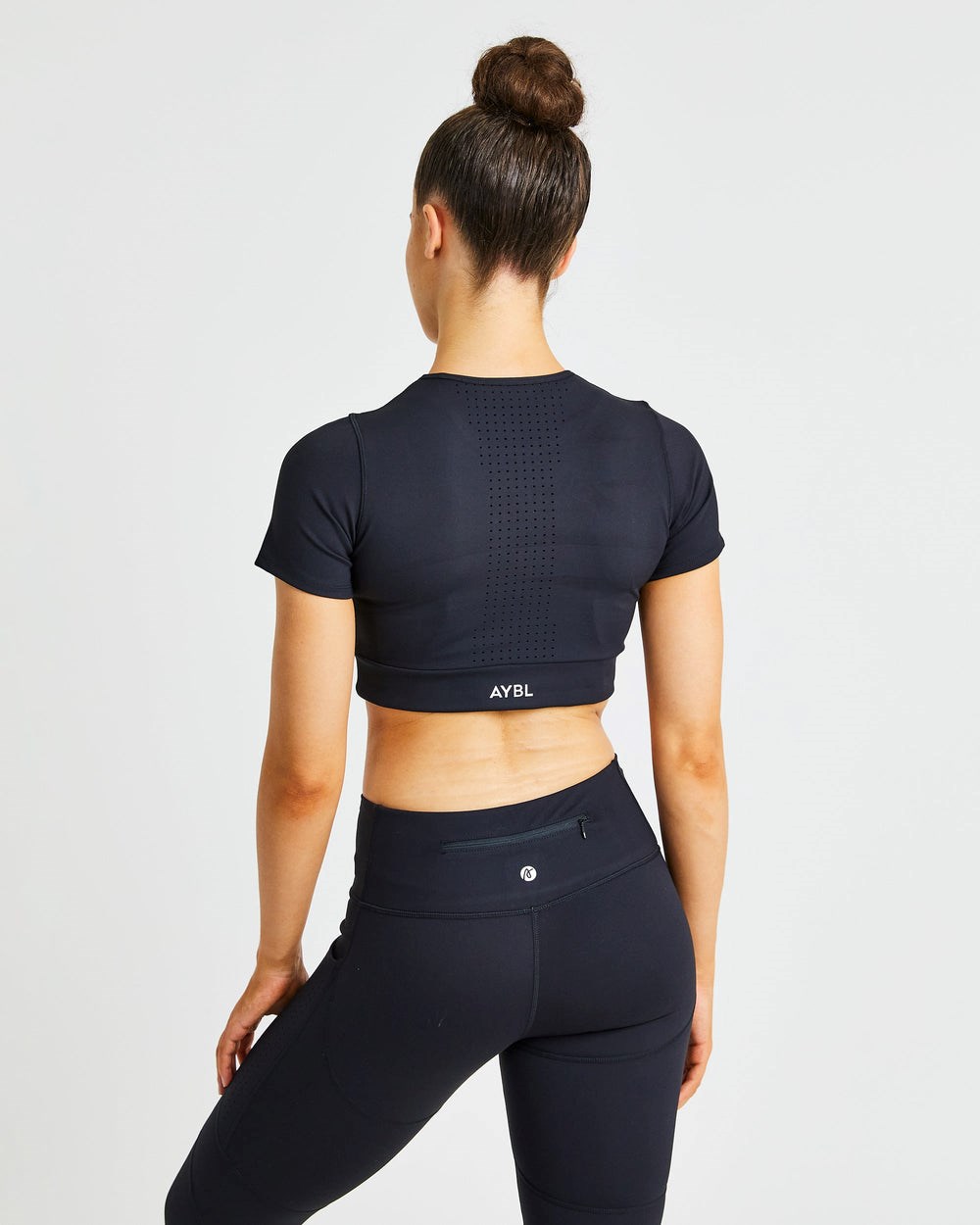 AYBL Pace Crop Top Svarta | 2796-MXYCE