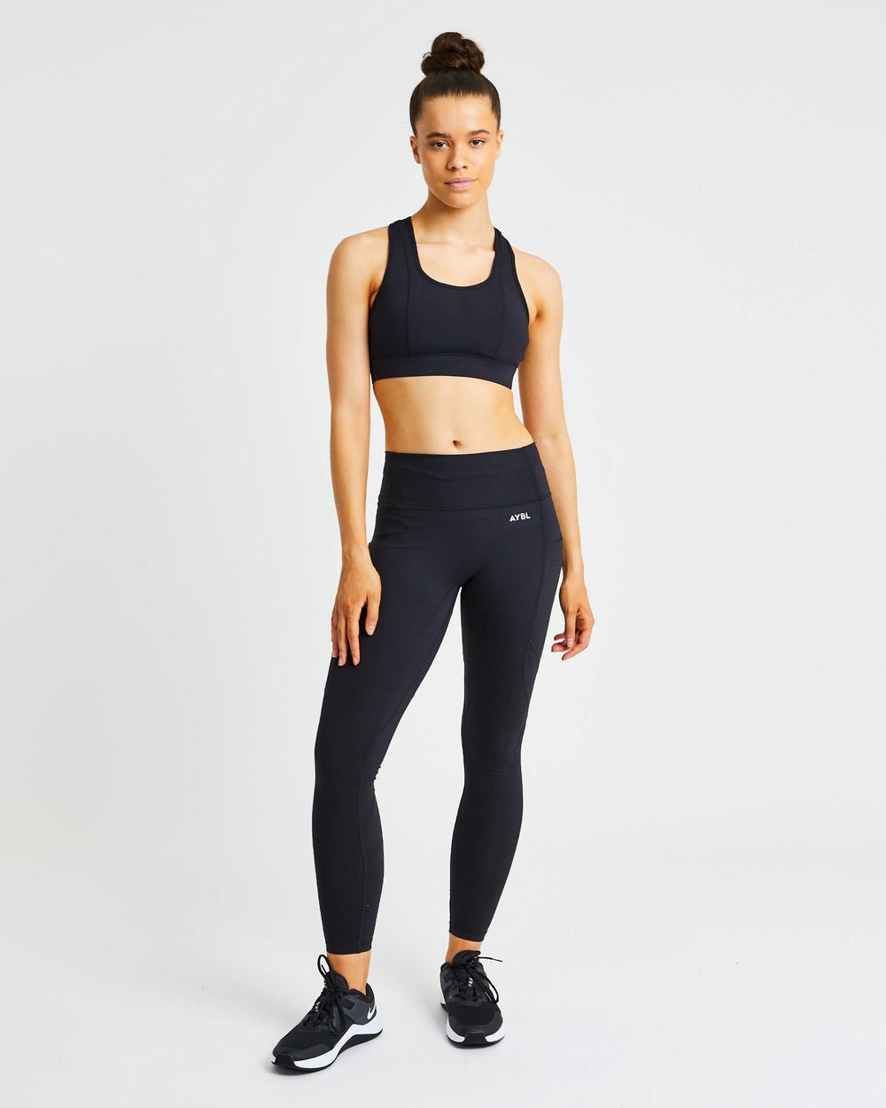 AYBL Pace Sports Bra Svarta | 4867-GJNAW