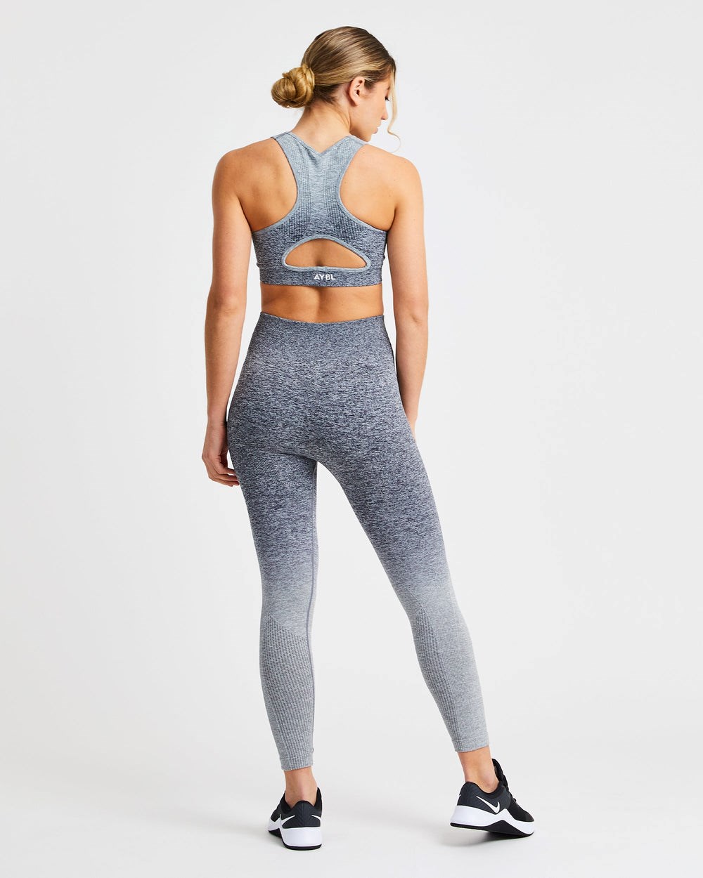 AYBL Pulse Ombré Seamless Leggings Grå | 0395-EAYMS