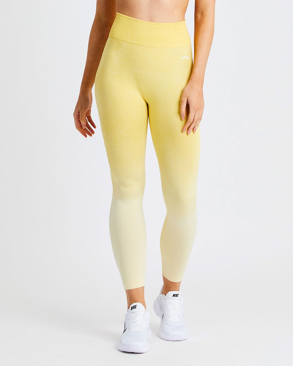 AYBL Pulse Ombré Seamless Leggings Gula | 2619-FHYPI